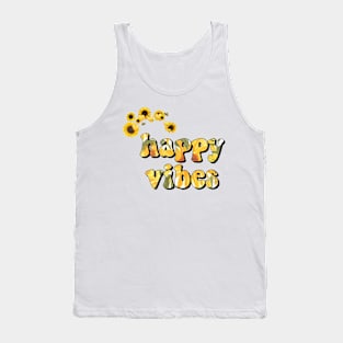 Happy Vibes Sunflower Tank Top